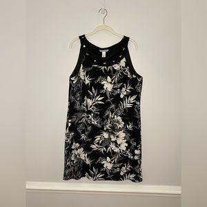 White House Black Market floral midi dress